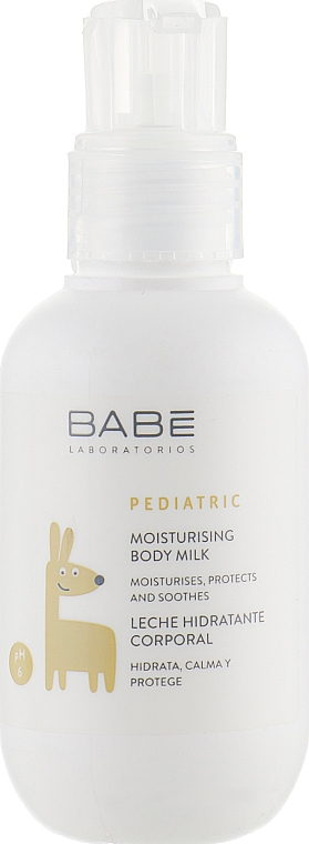Feuchtigkeitsspendende Körpermilch für Babys - Babe Laboratorios Moisturising Body Milk Travel Size — Bild N1