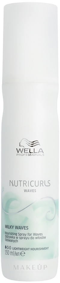Pflegendes Milchspray für lockiges Haar - Wella Professionals Nutricurls Milky Waves Leave In Spray — Foto 150 ml