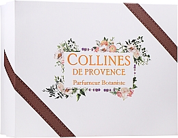 Duftset - Collines De Provence Gift Box (Handcreme 30ml + Duschgel 200ml + Duftkerze 75g + Raumerfrischer 200ml) — Bild N4