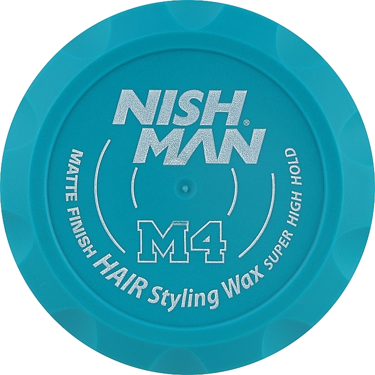 Mattierendes Haarstylingwachs Starker Halt - Nishman Matte Finish Super High Hold Wax M4 — Bild N1