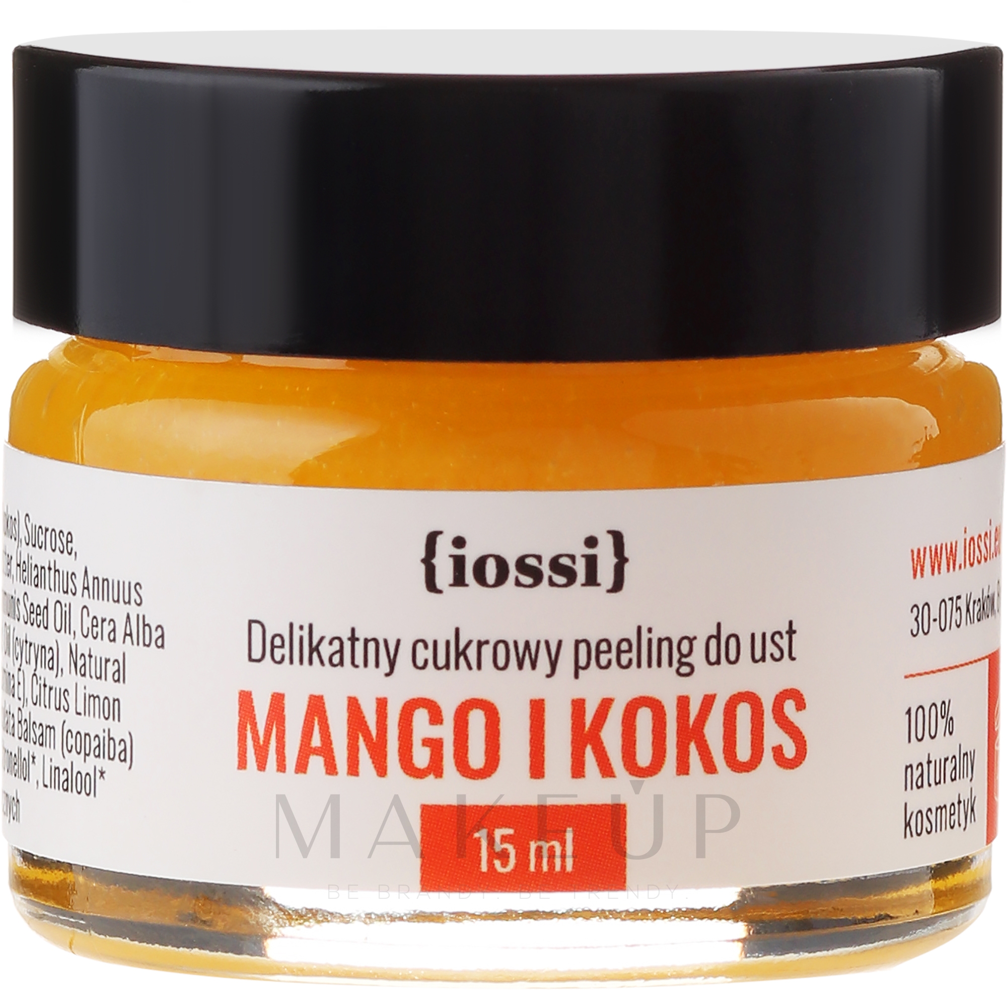 Lippenpeeling Mango & Kokos - Iossi Lip Scrub Mango Cocos — Bild 15 ml