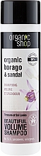 Düfte, Parfümerie und Kosmetik Volumen Shampoo mit Bio-Boragoöl & Sandelholzextrakt - Organic Shop Organic Sandal and Indian Nut Volume Shampoo