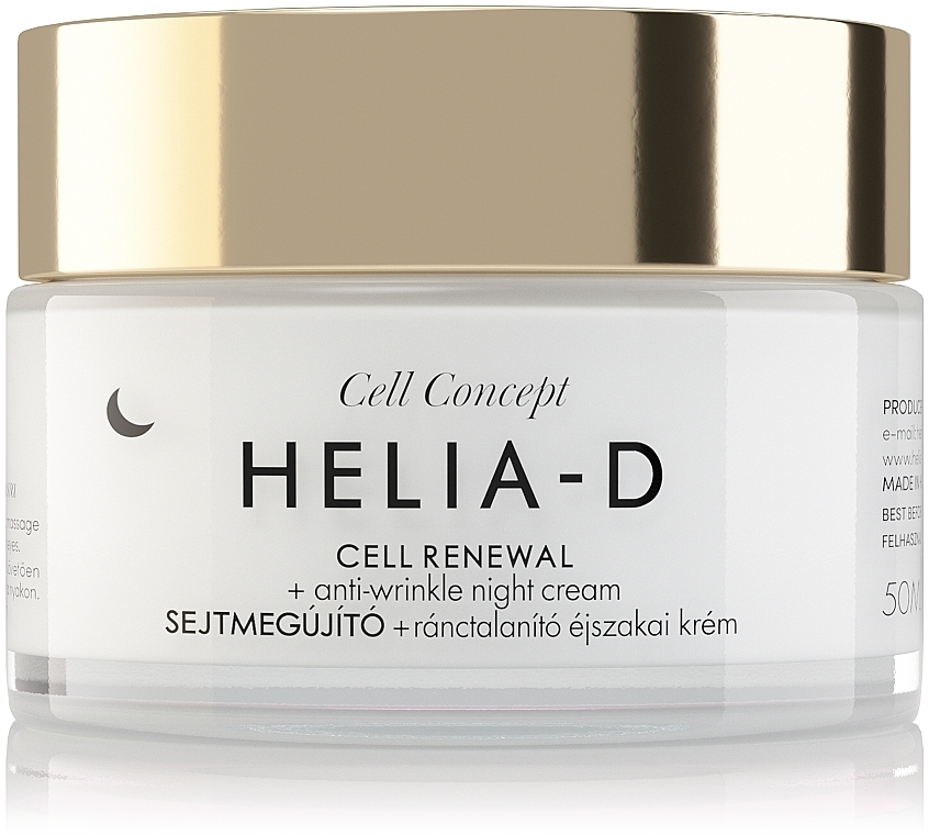 Anti-Falten Nachtcreme für das Gesicht 55+ - Helia-D Cell Concept Cream — Bild N1
