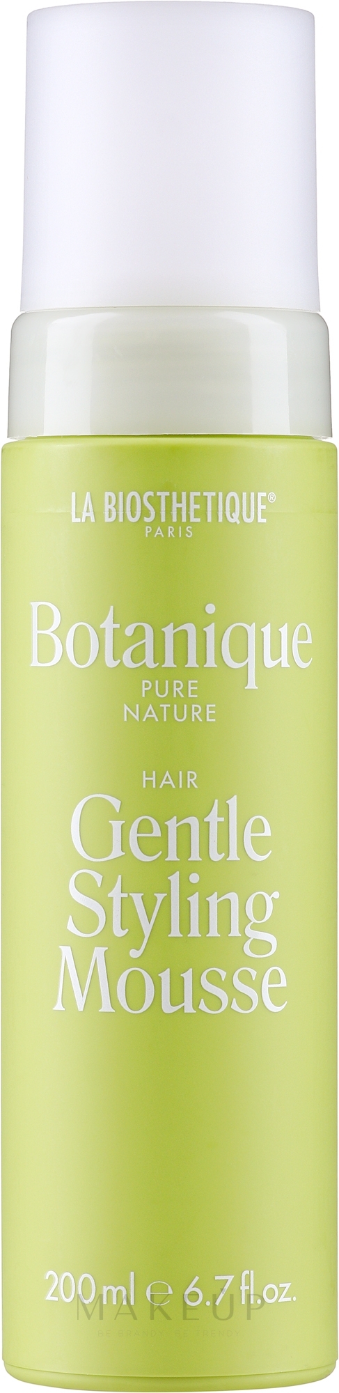 Sanfte glättende stärkende und pflegende Haarstylingmousse - La Biosthetique Botanique Pure Nature Gentle Styling Mousse — Bild 200 ml