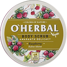 Körperpeeling mit Himbeere - O’Herbal Body Scrub Raspberry — Bild N1