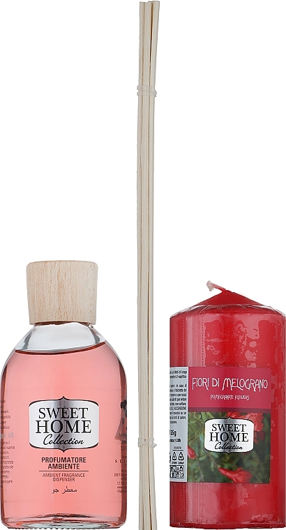 Set Granatapfelblüten - Sweet Home Collection Home Fragrance Set (diffuser/100ml + candle/135g) — Bild N3
