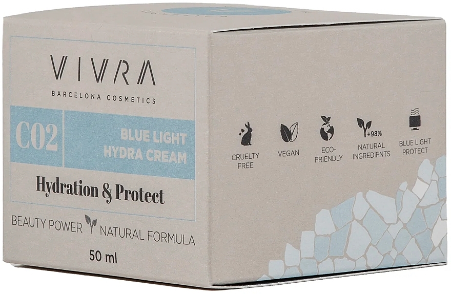 Feuchtigkeitsspendende Gesichtscreme - Vivra Blue Light Hydra Cream — Bild N2