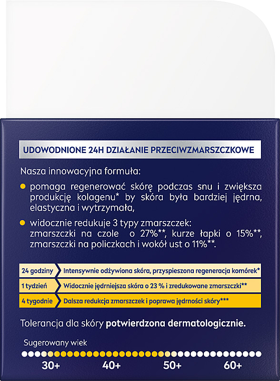 Feuchtigkeitsspendende Anti-Falten-Nachtcreme für alle Hauttypen - NIVEA Visage Q10 Plus Night Cream — Foto N3