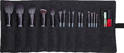 Make-up Pinselset 15-tlg. - Eigshow Beauty Eigshow Makeup Brush Kit In Gift Box Agate Grey — Bild N2