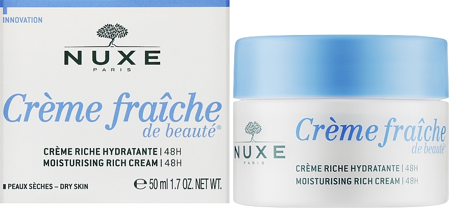 Reichhaltige Creme für trockene Gesichtshaut - Nuxe Creme Fraiche De Beaute Moisturising Rich Cream 48H — Bild N3