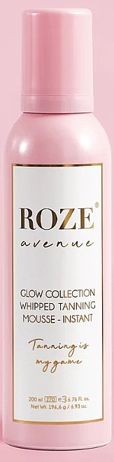 Sofortbräunungsmousse - Roze Avenue Glow Collection Whipped Tanning Mousse Instant  — Bild N1