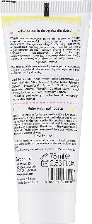 Kinderzahnpasta mit Erdbeergeschmack - Anthyllis Strawberry Toothpaste — Bild N2