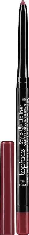Automatischer wasserfester Lipliner - TopFace Waterproof Stylo Lipliner — Bild N1
