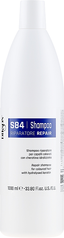 Reparierendes Shampoo für gefärbtes Haar mit hydrolysiertem Keratin - Dikson S84 Repair Shampoo — Bild N1