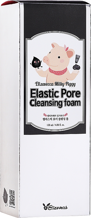 Gesichtsschaum zur Porenverfeinerung - Elizavecca Face Care Milky Piggy Elastic Pore Cleansing Foam — Bild N2