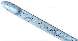 Nagelüberlack - Elisium Top Coat Shiny Black Confetti — Bild N2