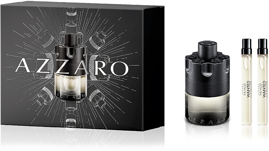 Azzaro The Most Wanted Intense - Duftset (Eau de Toilette /100 ml + Eau de Parfum /10 ml)  — Bild N1