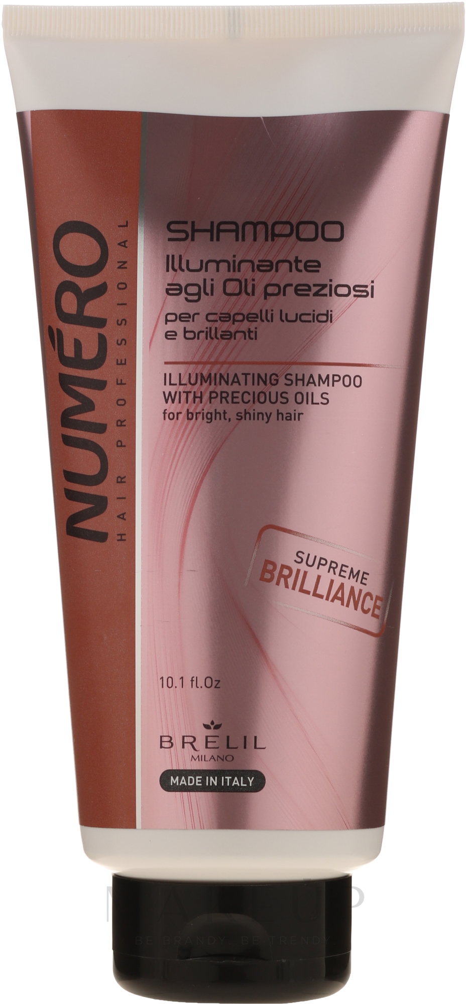 Shampoo mit Makassaröl - Brelil Numero Hair Professional Beauty Macassar Oil Shampoo — Bild 300 ml