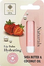 Lippenbalsam mit Erdbeergeschmack - Olive Spa Naturals Hydrating Lip Balm — Bild N1