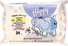 Feuchttücher mit Vitamin E 24 St. - Bella Baby Happy Vit E & Allantoin — Bild N2