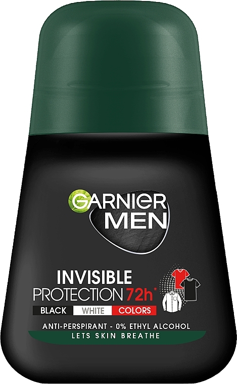 Deo Roll-on Antitranspirant - Garnier Mineral Men Deodorant Invisible 72h — Bild N1