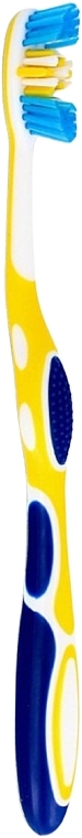 Zahnbürste weich gelb mit blau - Wellbee — Bild N1