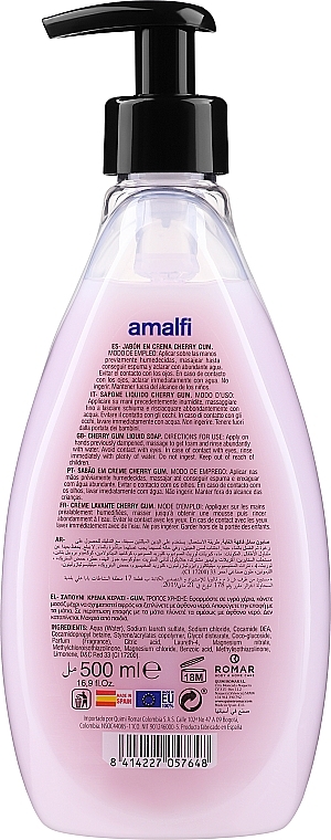 Handcreme-Seife mit Kirsche - Amalfi Hand Washing Soap — Bild N2