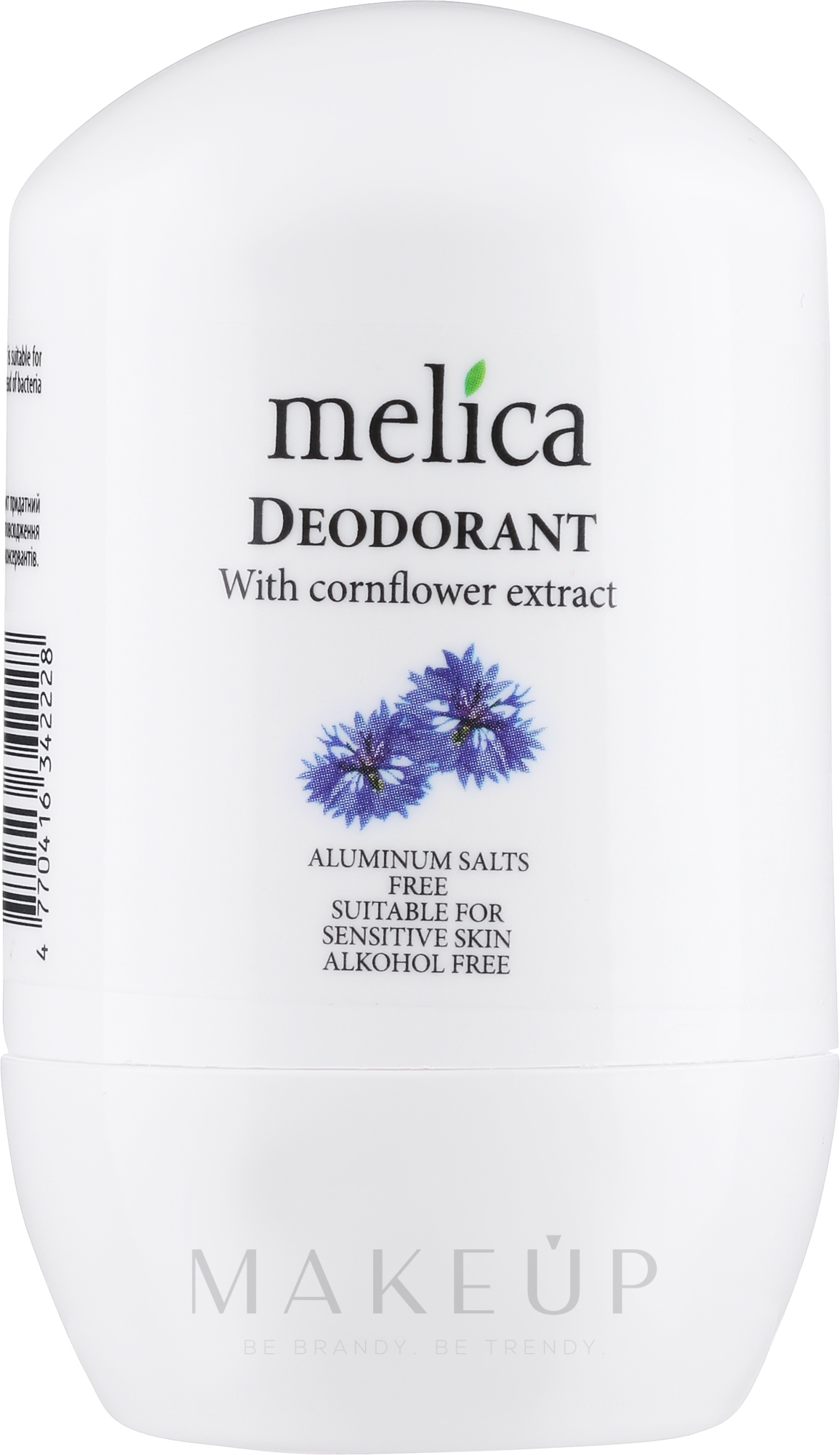 Deo Roll-On mit Kornblumenextrakt - Melica Organic With Cornflower Extract Deodorant — Bild 50 ml