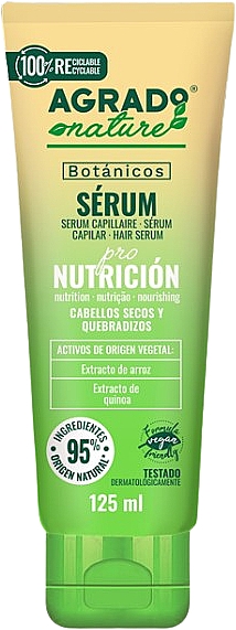 Pflegeserum für trockenes und brüchiges Haar - Agrado Botanicos Pro Nutrition Treatment Serum — Bild N1
