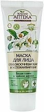 Düfte, Parfümerie und Kosmetik Tiefenreinigende und beruhigende Gesichtsmaske mit Teebaum und weißem Ton - Green Pharmacy