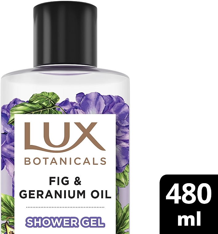 Lux Botanicals Fig & Geranium Oil Shower Gel - Duschgel Feigen- und Geranienöl — Bild N3