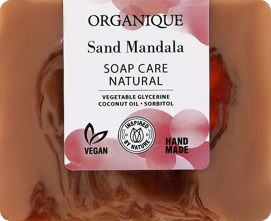 Natürliche pflegende Seife - Organique Soap Care Natural Sand Mandala — Bild N1