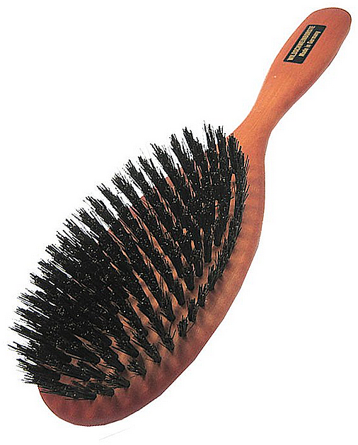 Haarbürste aus Birnenholz oval 20 cm - Golddachs Dittmar — Bild N1