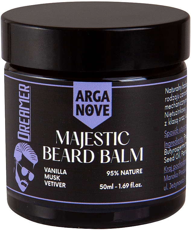 Bart- und Schnurrbartbalsam - Arganove Majestic Beard Balm Dreamer — Bild N1