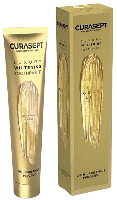 Aufhellende Zahnpasta - Curaprox Curasept Gold Luxury Whitening Toothpaste — Bild N1