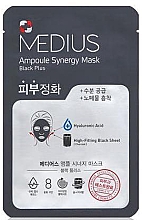 Düfte, Parfümerie und Kosmetik Gesichtsmaske - Medius Ampoule Synergy Mask Black Plus