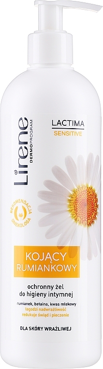 Gel für die Intimhygiene mit Kamille - Lirene Dermo Program Lactima Sensitive Gel — Bild N1