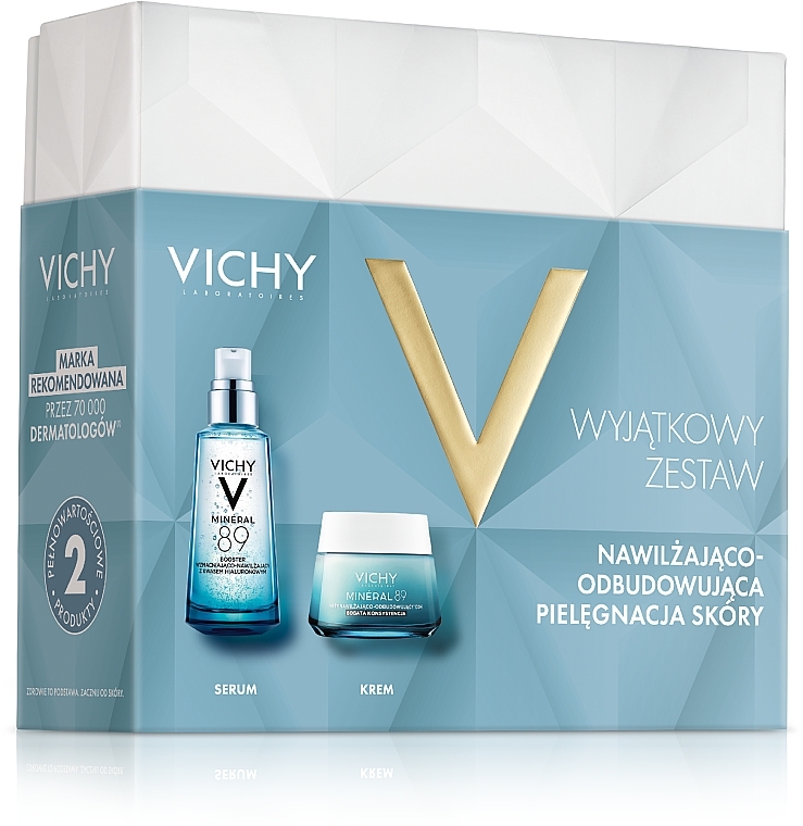 Gesichtspflegeset - Vichy Mineral 89 (Booster/50 ml +Creme/50 ml) — Bild N1