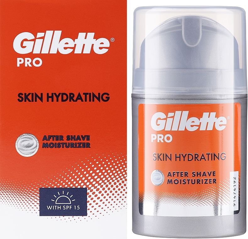 After Shave Creme - Gillette Pro Skin Hydrating After Shave Moisturing Spf15 — Bild N2