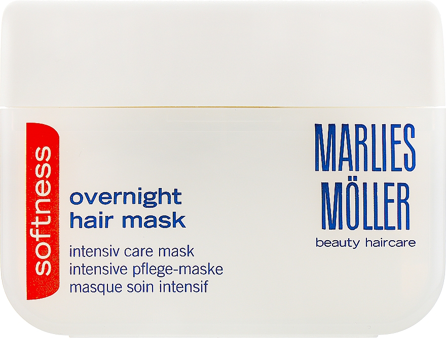 Glättende Haarmaske für die Nacht - Marlies Moller Softness Overnight Hair Mask — Bild N2