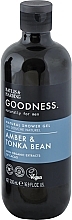 Düfte, Parfümerie und Kosmetik Duschgel für Männer - Baylis & Harding Goodness Natural Shower Gel Amber And Tonka Bean