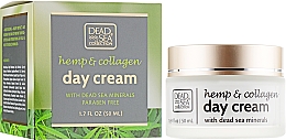 Düfte, Parfümerie und Kosmetik Tagescreme mit Hanfextrakt, Kollagen und Mineralien aus dem Toten Meer - Dead Sea Collection Hemp & Collagen Day Cream