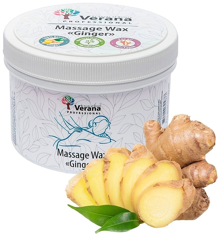 Massagewachs Ingwer - Verana Massage Wax Ginger  — Bild N3