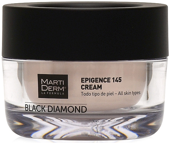 Anti-Aging Gesichtscreme mit Prokollagen, Elastin und Hyaluronsäure - MartiDerm Black Diamond Epigence 145 Cream — Bild N2