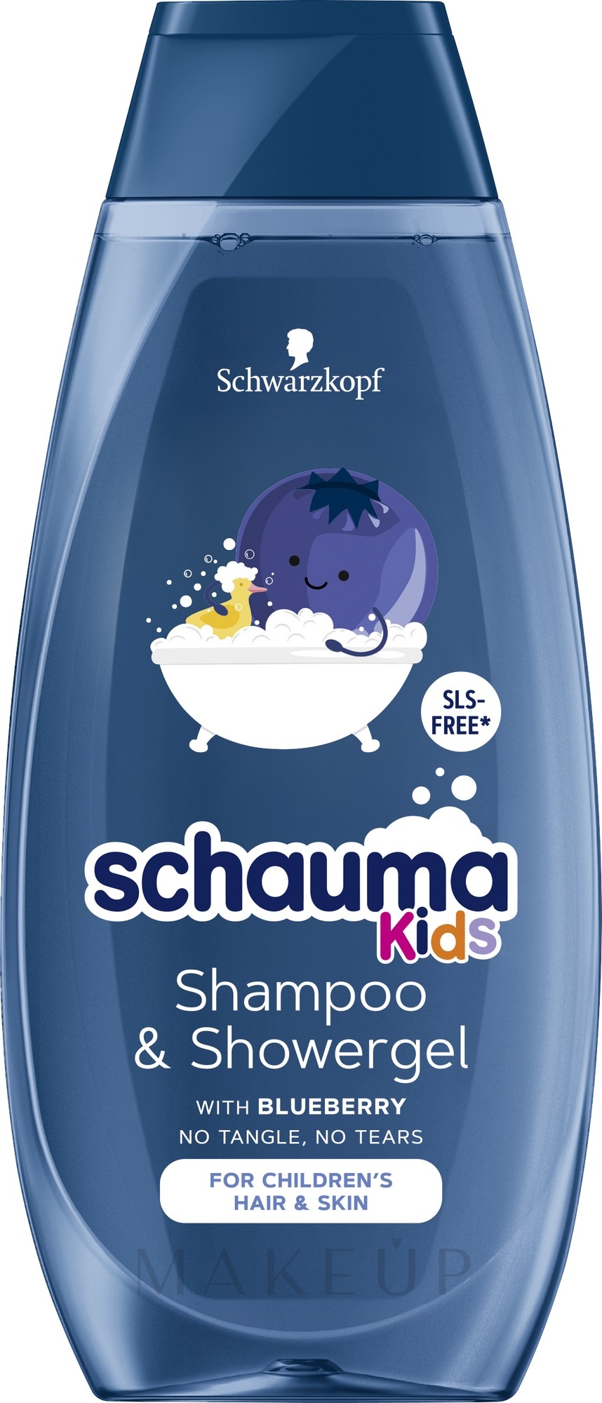 Shampoo-Duschgel für Kinder - Schwarzkopf Schauma Kids Shampoo & Shower Gel With Blueberry — Bild 400 ml