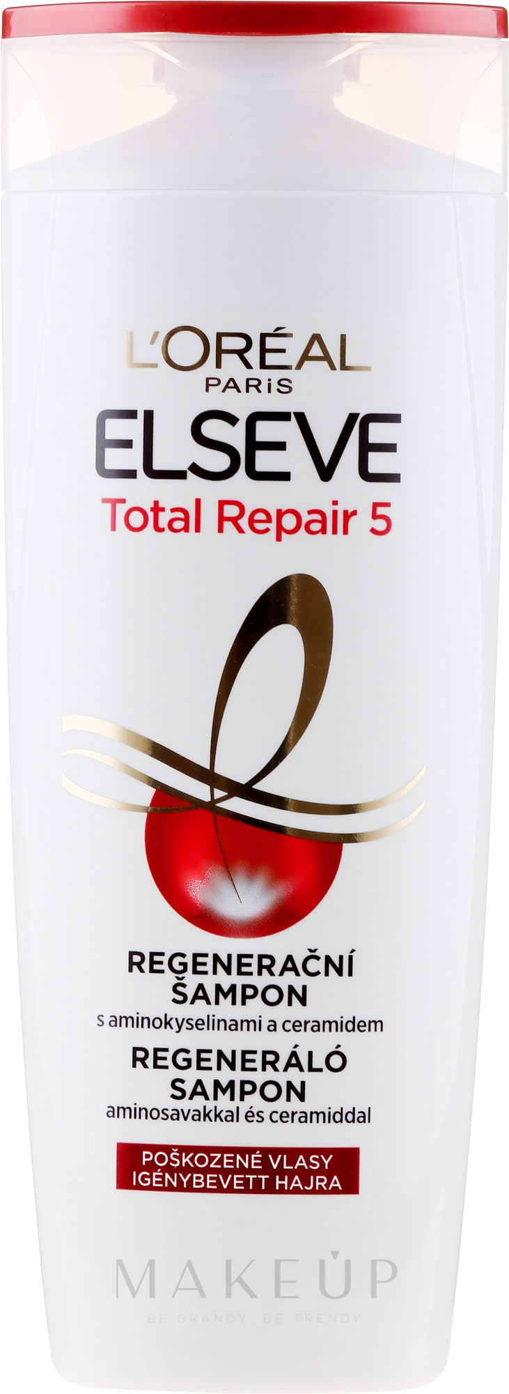 Nährendes Shampoo für trockenes und geschädigtes Haar - L'Oreal Paris Elseve Full Repair 5 Shampoo — Bild 400 ml