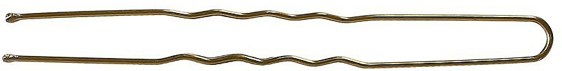 Haarnadeln, gold - Lussoni Wavy Hair Pins 7.5 cm Golden — Bild N1