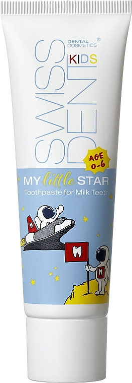 Kinderzahnpasta 0-6 Jahre - Swissdent Kids My Little Star Toothpaste — Bild N1