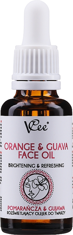 Gesichtsöl mit Orange und Guave - VCee Orange & Guava Face Oil Brightening & Refreshing — Bild N1