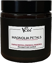 Düfte, Parfümerie und Kosmetik Sojakerze mit Magnolienduft - Vcee Magnolia Petals Fragrant Soy Candle